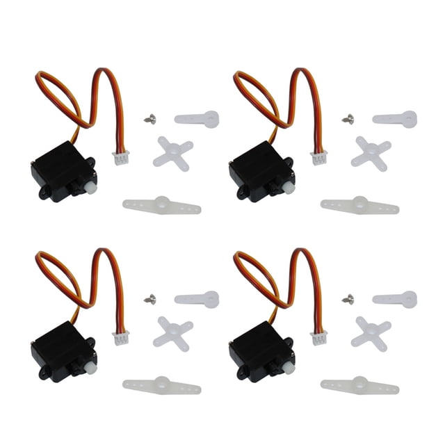 sweethay 4 piezas Digital Servo reemplazo eléctrico dirección avión juguete reparación actualización modificación Accesorios Electrónica miscelánea 1.25 mm