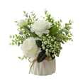 thumbnail image 7 of SPRING PARK Silk Artificial Rose Flower Potted Plant Wedding Home Party Decor, 7 of 7