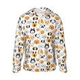 thumbnail image 2 of Uemuo Dog Faces Pattern Women's Full Zip UPF 50+ Sun Protection Hoodie Jacket Long Sleeve Sun Shirt Hiking Outdoor Performance with Pockets-, 2 of 9