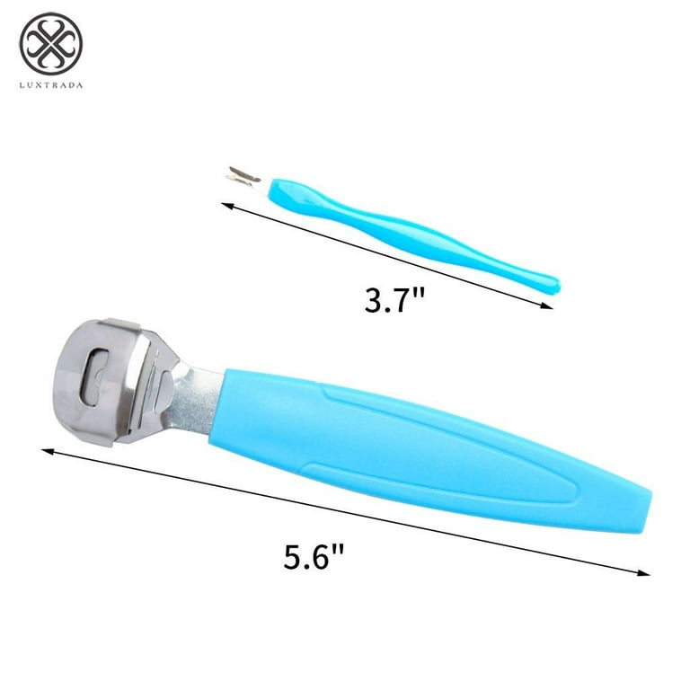Karlash Reusable Stainless Steel Metal Pedicure File Kit for Callus Trimming and Callus Removal