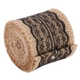 thumbnail image 2 of 5 rollos de hermoso rollo de encaje de lino, cinta de encaje, accesorios para manualidades DIY de Navidad, negro, 2 of 9
