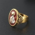 thumbnail image 4 of Havel's Demon's Scar Chloranthy Badge Bague en Métal pour Hommes Accessoires de Cosplay R43-5 9, 4 of 6