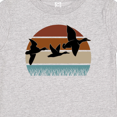 thumbnail image 4 of Inktastic Duck Hunting Retro Sunset Hunter Boys or Girls Baby T-Shirt, 4 of 5