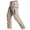 Khaki, variant on Men's Cotton Flex Cargo Pants Lightweight Stretch Work Pants Durable Outdoor Hiking Trousers With 15 Pockets
