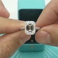 thumbnail image 2 of 2.50Ct Emerald Cut Lab Created Diamond Wedding Ring 14K White Gold Plated Sterling Silver, 2 of 3