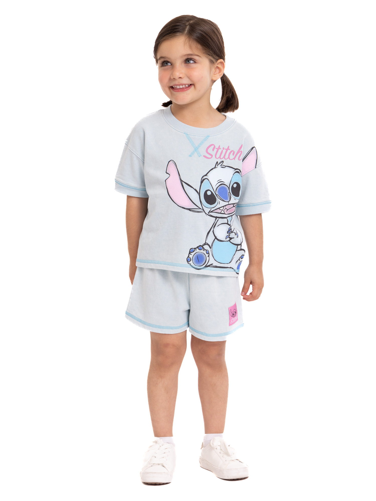 Lilo & Stitch Toddler Girls Tee and Shorts Set, 2-Piece, Sizes 12M-5T - image 4 of 10