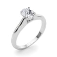thumbnail image 2 of First Jewelry 1.8 Ct Oval Cut Moissanite Wedding Ring - 14K White Gold Plated Anniversary Band for Women - Proposal Ring - Anniversary Jewelry for Her, 2 of 3