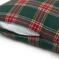 Set of 2 Christmas Plaid Throw Pillow Covers, 18 x 18 inches
