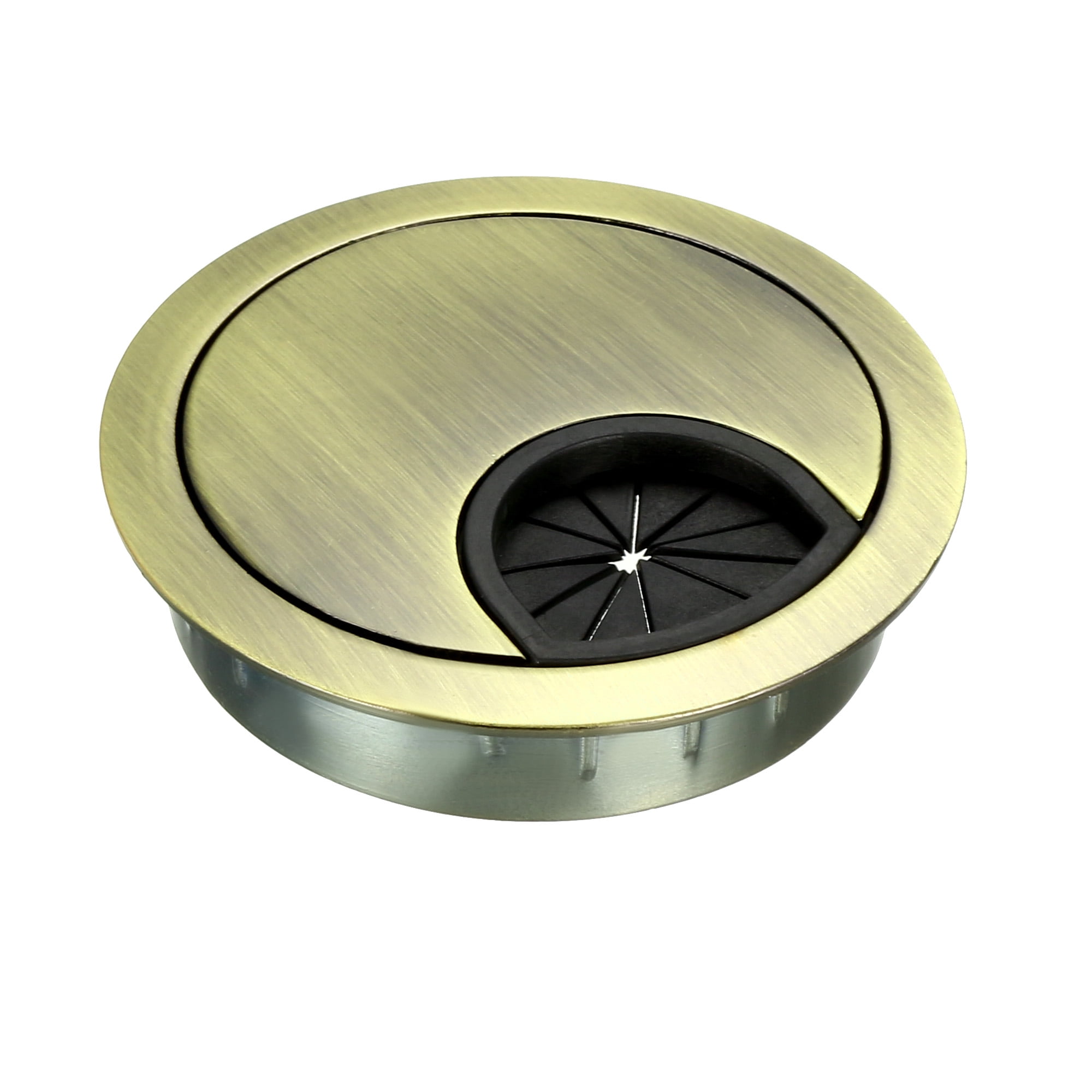 Cable Hole Cover, 21/8 Inch Zinc Alloy Desk Grommet for Wire Organizer