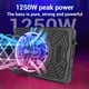 thumbnail image 3 of Subwoofer Para Automóvil De 10 Pulgadas, 1250 W, Subwoofer Delgado Para Automóvil Con Alimentación Activa Debajo Del Asiento, Amplificador Incorporado, Control Remoto, Ganancia, 3 of 7