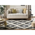 thumbnail image 3 of SAFAVIEH Kenya Brandt Geometric Area Rug, Black/Ivory, 6' x 9', 3 of 14