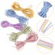 thumbnail image 5 of Colorful Hair Ties Elastic Cord Diy Enthusiasts Craft Making Bright Pink 500cm Length Multipurpose Durable 5Pcs, 5 of 5