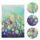 thumbnail image 3 of Watercolor Abstract Floral Flowers Painting Garden Yard Flag Double Sided Flag, 3 of 3