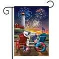 thumbnail image 2 of Briarwood Lane Beachfront Fireworks Fourth of July Garden Flag, 2 of 4