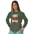 thumbnail image 4 of Hunters Hunt Now Work Later Hunting Long Sleeve TShirt Men Women Brisco Brands S, 4 of 6