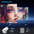 thumbnail image 3 of Miniproyector Y300pro HD 4K con resolución 720p 160 lúmenes, 3 of 8