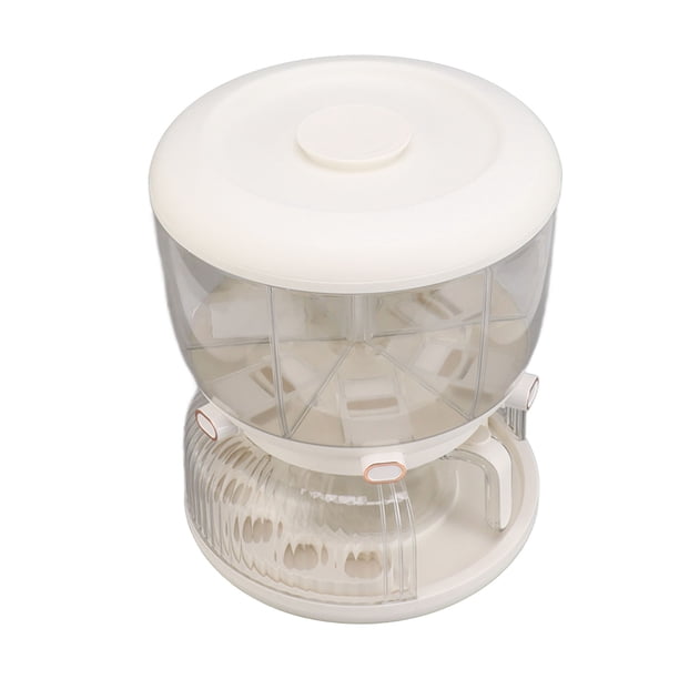 Contenedor de almacenamiento de granos Riceand, dispensador de alimentos giratorio de 360 grados para almacenamiento de granos Contenedor de almacenamiento de granos y arroz de grado