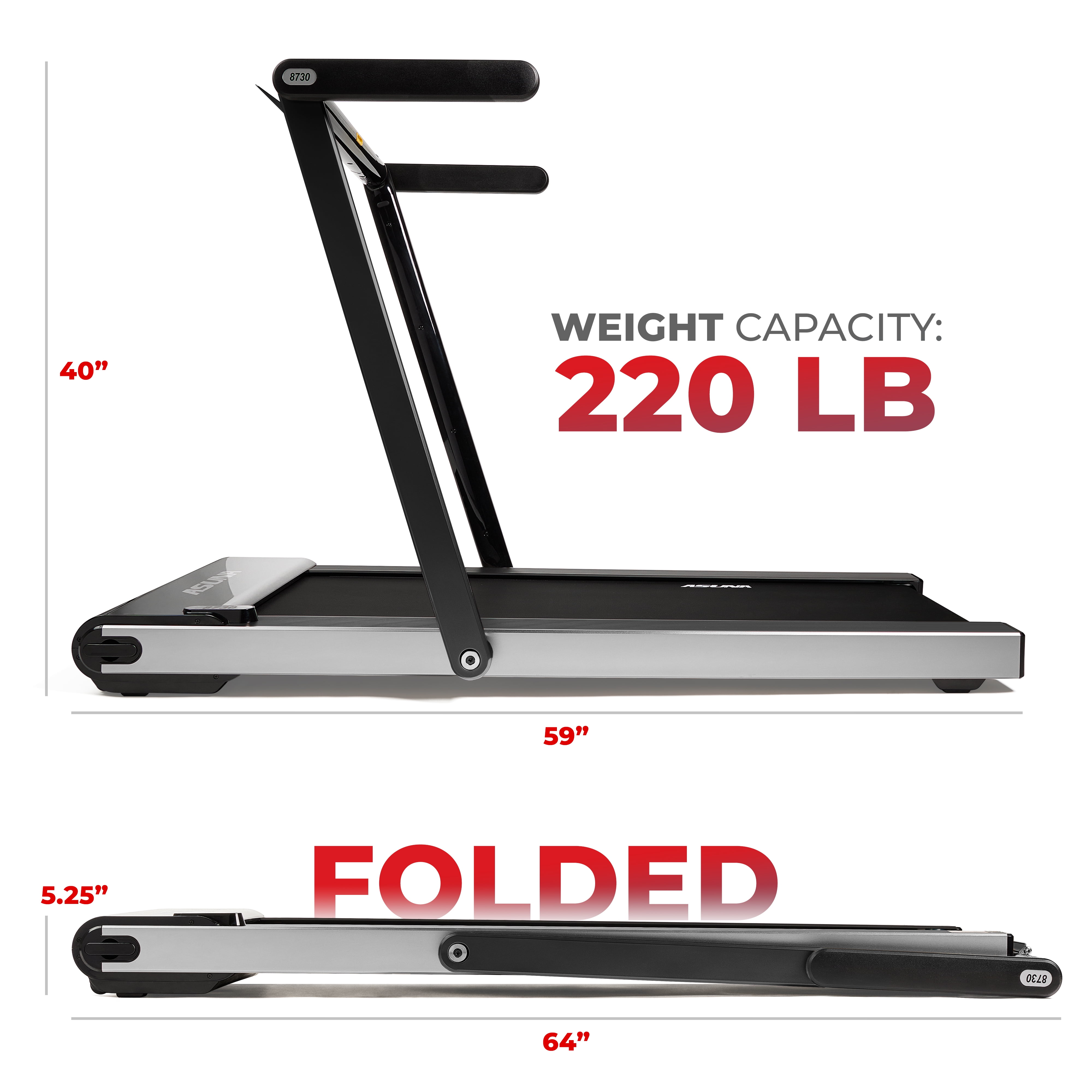 Asuna space saving treadmill 8730g hotsell