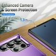 thumbnail image 3 of Decase for Samsung Galaxy S25 Ultra Case,Shockproof Protection,Rotating Ring Stand,Magnetic Car Mount Compatible, Scratch-Resistant, Dual Layer Hard PC + TPU Cover,K, 3 of 9