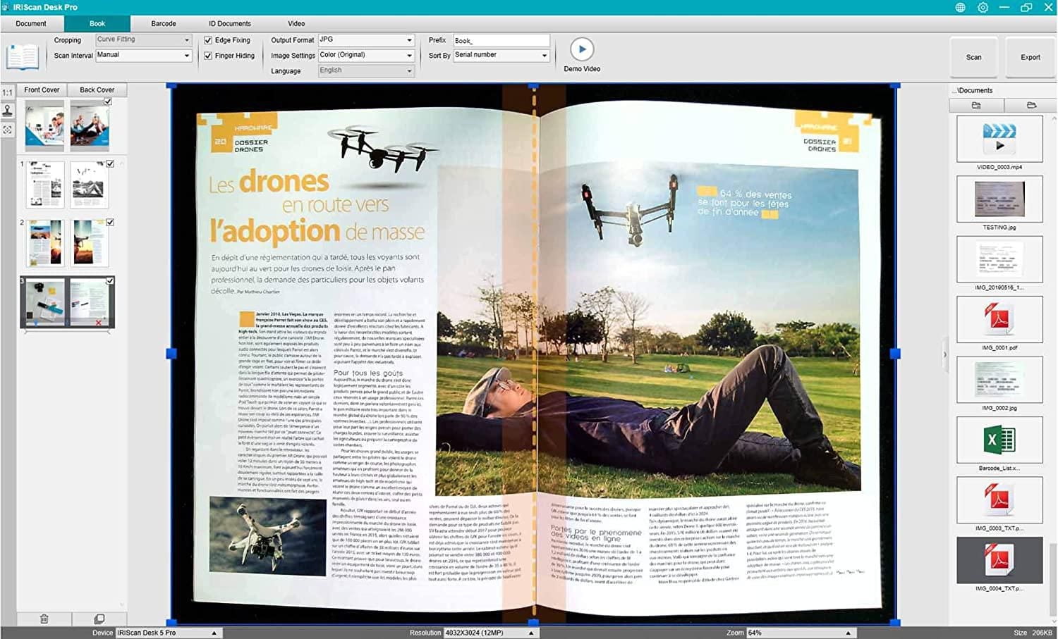 I.R.I.S Desk 5 PRO, Scanner de bureau duplex haute performance