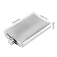 thumbnail image 1 of Pocket Alcohol Bottle,Stainless Steel Flask Pocket Stainless Steel Flask Flaskfor Alcohol Time-Tested Durability, 1 of 14