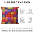 thumbnail image 5 of SHANXI Throw Pillow Covers Square Square Pillowcases for Home Decor Sofa Car Bedroom Aesthetic Creative Art Painting Pillow case 20x20in, 5 of 5