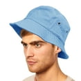 thumbnail image 2 of TZ Promise Unisex Bucket Hat for Women Men 100% Cotton Denim Packable Summer Travel Beach Sun, 2 of 4