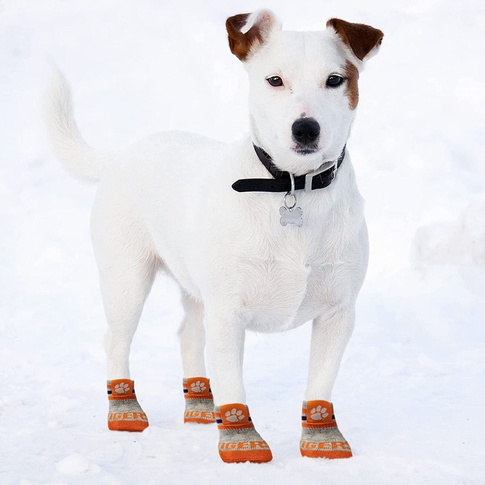 NCAA Anti Slip Dog Socks with Elastic Ribbed Top Indoor/Outdoor Paw Protection