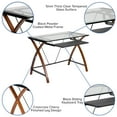 thumbnail image 6 of Flash Furniture Work From Home Kit - Glass Desk with Keyboard Tray, Ergonomic Mesh Office Chair and Filing Cabinet with Lock & Side Handles, 6 of 9
