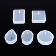 thumbnail image 4 of NUOLUX 5Pcs Silicone Mold Set for Resin Pendant Making Easy to Clean White Durable Shapes, 4 of 5