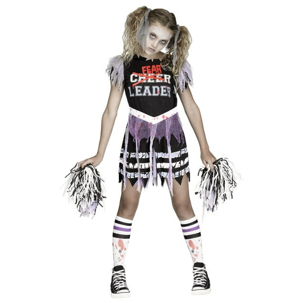 Bezienswaardigheden bekijken anker Perforatie Fun World Costumes Zombie Cheerleader Halloween Fancy-Dress Costume for  Child, Big Girls XL (14-16) - Walmart.com