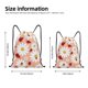 thumbnail image 2 of Fotbe Daisy and Ladybug Bolsa Mochila con Cordón Estampada, Bolsa de Gimnasio Deportiva, Bolsa Cinch, Bolsa con Cordón para Hombres y Mujeres-Small, 2 of 6