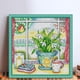 thumbnail image 3 of Hilo Algodón Ecológico Bordado Punto Cruz Con Lirio Los Valles 11CT 37x37cm, 3 of 9