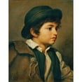 thumbnail image 2 of Joseph Hasslwander 12x14 Gold Ornate Wood Frame and Double Matted Museum Art Print Titled - Half -Length Portrait of a Savoyard Boy, 2 of 4