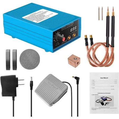 

Spot Welder Geevorks Battery Spot Welder 5000W with 10 Gear Output Power Adjust Home Digital Display Welders for Sopts Welding 18650/26650/32650 and 0.1~0.15mm Nickel Sheet