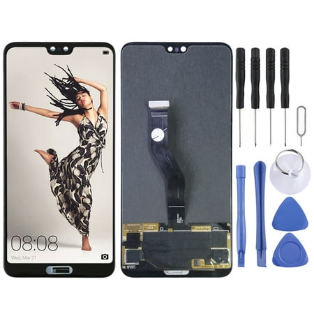 Cellphone Spare Parts Original OLED LCD Screen for Huawei P20 Pro with Digitizer Full Assembly(Black)