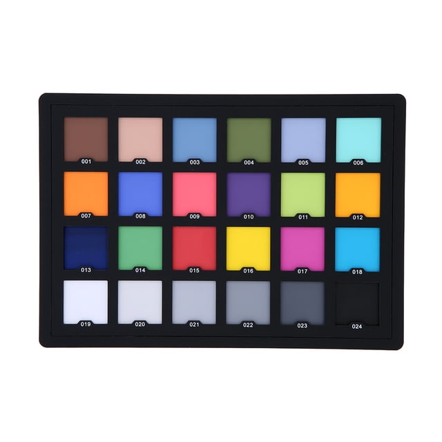 Carta de colores Andoer® Tarjeta de 24 Colores Prueba Profesional para Corrección de Color de Digital Superior Abanopi Carta de colores