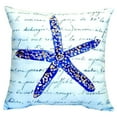 thumbnail image 2 of Blue Starfish No Cord Pillow 18x18, 2 of 3