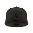 thumbnail image 2 of Gorra New Era 59Fifty MLB Los Angeles Dodgers LA Black 7 7/8, 2 of 7