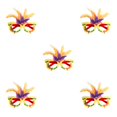 thumbnail image 3 of Monstrate DIY Plume anteojos marco carnaval gafas decorativas rendimiento mascarada vestido fiesta favores gafas amarillo Type2 NO2, 3 of 6
