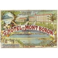 thumbnail image 3 of Vintage Apple Collection 18x13 Black Modern Framed Museum Art Print Titled - Hotel Mont Baron, 3 of 5