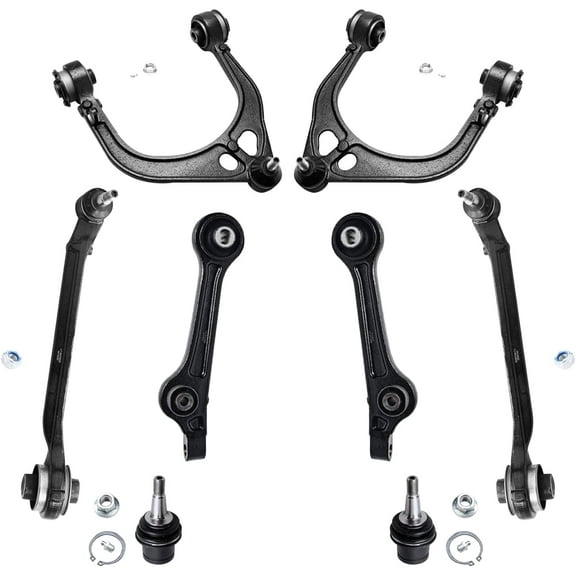 Detroit Axle - 8pc RWD Front Control Arms Lower Ball Joints Replacement for Chrysler 300 Dodge Charger Fits select: 2013-2015 DODGE CHARGER SE, 2016-2019 DODGE CHARGER SXT