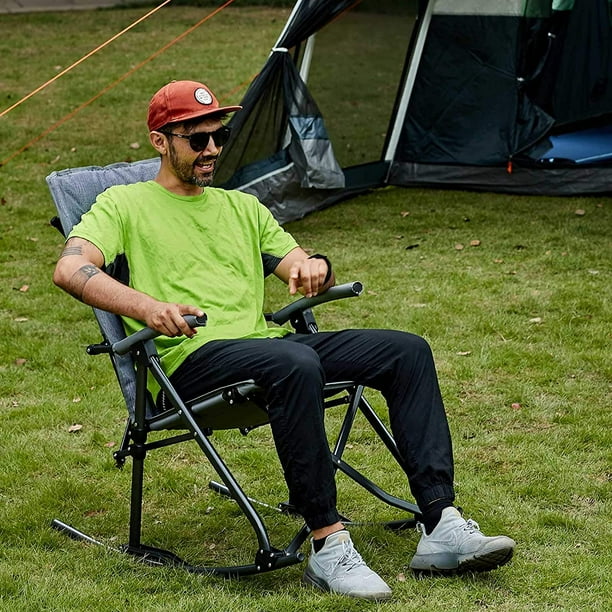 Portal oversized quad folding on sale camping rocking chair