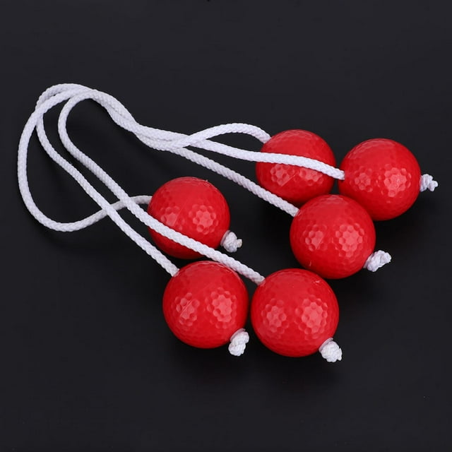 Ladder Ball, 2 Colors 3 Pairs Ladder Ball Toss Bolas Set Replacement Sports Balls, Ladder Balls