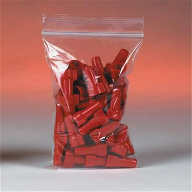 Sacs en Poly Refermables de 1,5 x 1,5 Po, 2 Mil - Lot de 1000