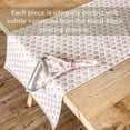 thumbnail image 3 of over&back 18x90 Hand-Blocked Printed Cotton Table Runner - Washable Table Runners for a Custom Home Decor Tablescape - Perfect for Coffee Table, Dinner Table, Living Room, and More - Pink Bloom, 3 of 12