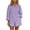 Purple 2 piece sets for women, variant on justHIGH Womens 2 Piece Outfits Striped Long Sleeve Button Down Collared Blouse Shirt Matching Shorts Sets for Spring Summer Blue,XL