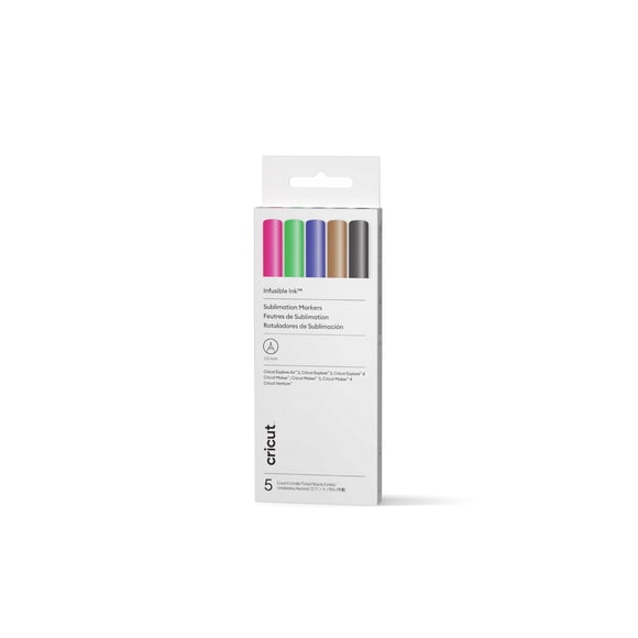 Cricut® Infusible Ink™ Markers 1.0, Basics (5 ct)