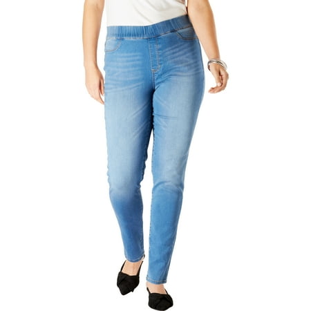 Roaman's Denim 24/7 Plus Size The No-gap Jegging