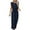 Blue, variant on fheaev Jumpsuits for Women Casual Summer 1 Piece Outfits Solid Color Sleeveless Wide Leg Pants Rompers with Pockets Clubwear Straight Leg Jumpsuit for Workwear